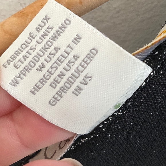 C&C California Jumpsuit Silver Black Wide leg Tie front Bow Plus Size 3X - Picture 5 of 15